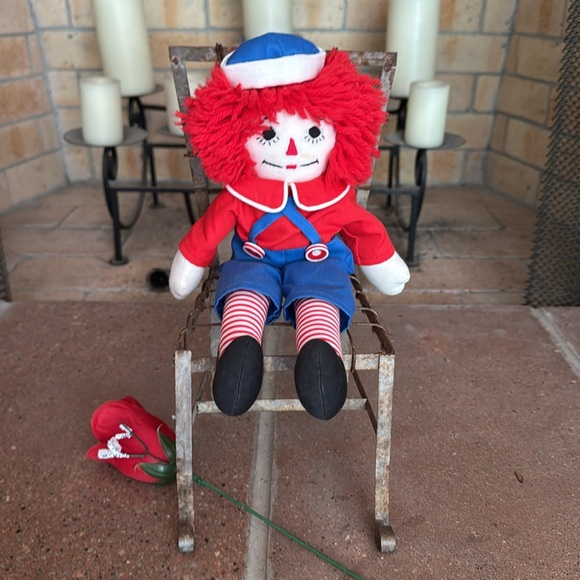 ❤️ Raggedy Andy Doll; Adorable! Perfect for Play, Room or “Under the Tree” Decor - Picture 2 of 9
